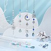 SUNNYCLUE Alloy Moon and Sun Pendant Decoration Making Kits DIY-SC0020-15-5