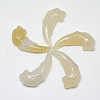 Natural White Agate Big Pendants G-T122-09D-1