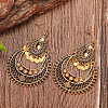 Teardrop Bohemian Style Alloy with Rhinestone Dangle Earrings FS-WG4F242-02-1