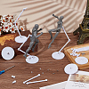 Plastic Model Assembled Action Figure Display Holders ODIS-WH0038-144A-5