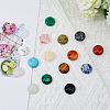 SUPERFINDINGS 16Pcs 16 Style Natural & Synthetic Mixed Gemstone Cabochons G-FH0002-31-5