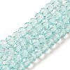 Transparent Baking Paint Glass Beads Strands X1-DGLA-A034-T4mm-D01-1