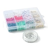 Christmas DIY Acrylic & CCB Plastic & Polymer Clay & Glass Beads Bracelets Jewelry Making Kits DIY-FS0006-22-6