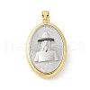 Brass Pendants KK-P294-10G-G-1