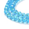 Electroplate Glass Beads Strands EGLA-A034-T10mm-L03-3