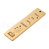 PVD Vacuum Plating 201 Stainless Steel Big Pendants STAS-L079-027E-P-2