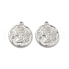 Non-Tarnish 304 Stainless Steel Pendants STAS-B032-10P-2