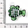 Handmade Lampwork Pendants LAMP-T021-24B-3