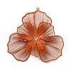 Spray Printed 430 Stainless Steel Big Pendants STAS-P359-02A-1