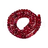 Dyed Natural Agate Beads Strands G-T138-211E-2