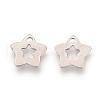 Tarnish Resistant 201 Stainless Steel Pendants STAS-S057-21-1