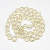 Electroplate Glass Beads Strands EGLA-Q084-14mm-03-2