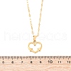 201 Stainless Steel Pendant Necklace for Women NJEW-F335-02G-05-3