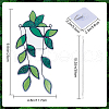 Gorgecraft 1 Set Plant Acrylic Leaf Window Hanging Decorations AJEW-GF0009-95-2