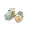 Natural Amazonite Faceted Pendants G-G181-03G-08-2
