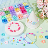Macaron Color Acrylic Beads Sets MACR-NB0001-28-5