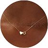 Simple Style Adjustable 316L Surgical Stainless Steel Heart and Initial Pendant Necklaces for Women WG95AEF-21-1