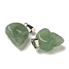 Natural & Synthetic Mixed Gemstone Pendants G-Z067-02P-01-4