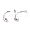Non-Tarnish 304 Stainless Steel Stud Earrings EJEW-H013-20P-1