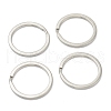 Tarnish Resistant 304 Stainless Steel Keychain Clasp Findings STAS-B012-02A-P-1
