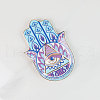 Hamsa Hand/Hand of Miriam with Evil Eye Ceramic Jewelry Plate WG72491-08-1