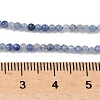 Natural Blue Aventurine Beads Strands G-M449-B01-2mm-5