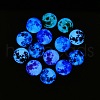 Fluorescent Glass Cabochons GGLA-T004-13-2