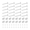 Unicraftale 300Pcs 304 Stainless Steel Stud Earring Findings STAS-UN0052-50-1