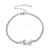 304 Stainless Steel Link Bracelets BJEW-Z107-01P-4