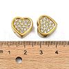 Heart Shape 304 Stainless Steel Beads STAS-C089-07G-3