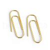 Fashionable S925 Sterling Silver Paperclip Dangle Earrings SI3484-1-4