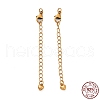 925 Sterling Silver Chain Extenders STER-D036-28AG-3