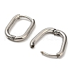 Tarnish Resistant Stainless Steel Huggie Hoop Earrings EJEW-F322-03P-2