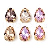 Brass Glass Rhinestone Sew on Rhinestones RGLA-B004-07A-G-1