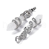 Natural Quartz Crystal Pendants G-A241-01P-03-2