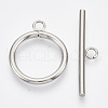 304 Stainless Steel Toggle Clasps X-STAS-N087-05-1