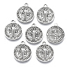Tibetan Style Alloy Pendants TIBEB-A9489-AS-LF-2