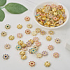 Cheriswelry 260Pcs 13 Style CCB Plastic with Rhinestones Cabochons FIND-CW0001-10-15