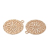 Rack Plating Brass Filigree Pendants KK-Q792-03LG-2