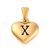 304 Stainless Steel Pendants STAS-P278-01X-G-1-1