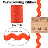 Gorgecraft 2 trands Polyester Wave Bending Fringe Trim OCOR-GF0003-02A-2