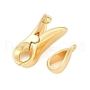 Brass Interlocking Clasps KK-U059-02G-2