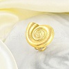 304 Stainless Steel Open Cuff Rings for Women STAS-Z111-02G-2