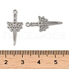 Non-Tarnish 304 Stainless Steel Pendants STAS-J042-31P-3