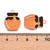 Thanksgiving Day Theme Alloy Enamel Pendants X1-ENAM-T020-35G-3