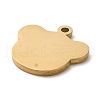 Ion Plating(IP) 304 Stainless Steel Pendants STAS-E199-01G-2