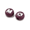 Opaque Acrylic Beads OACR-H046-02F-2