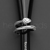 Fashionable Brass Adjustable Cuff Rings FS-WGF2E59-01-1