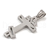 304 Stainless Steel Pendants STAS-D110-15AS-2