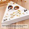Brass Stud Earring Findings KK-TA0007-78-21